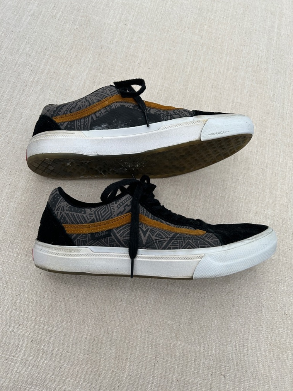 Vans Courage Adams BMX Old Skool Black Brown Men’s Sneakers size 10 - Picture 4 of 12